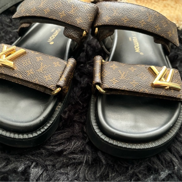 WMNS LOUIS VUITTON SUNSET FLAT COMFORT SANDAL - Picture 6 of 7